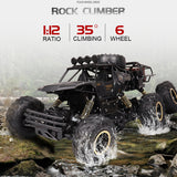 2.4GHz RC 6-Wheel Off-Road Monster Truck with Rechargeable Battery – Double Motor