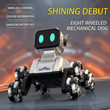 2.4GHz RC 8-Wheels Stunt Robot Cat Toy for Kids