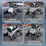 2.4GHz RC 8-Wheels Stunt Robot Cat Toy for Kids