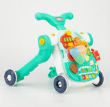 Huanger 2-in-1 Baby Walker & Activity Table (Green)