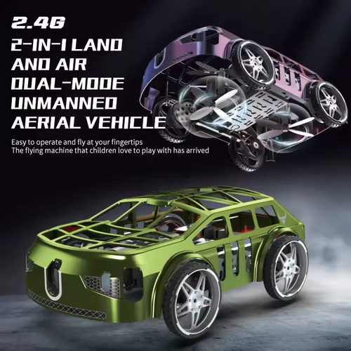 2-in-1 RC Flying Car and Drone
