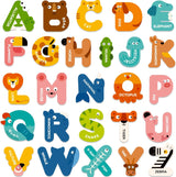 Animal Alphabet Fridge Magnets Set – A to Z Letters for Kids