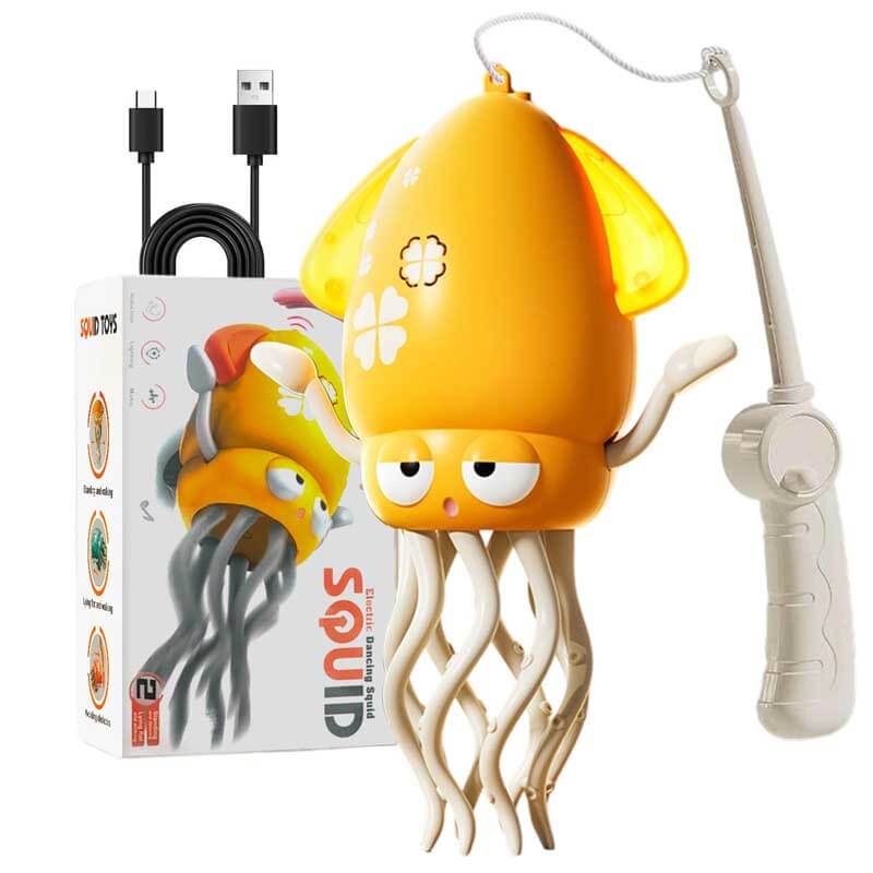 Electric Dancing Octopus Toy with LED Lights & Music for Kids