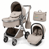Kidilo Luxury 3-in-1 Baby Stroller, Car Seat & Mommy Bag Travel System