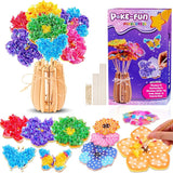 Poke Art Craft Kit – Magical Flower & Butterfly DIY Fabric Set