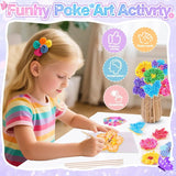 Poke Art Craft Kit – Magical Flower & Butterfly DIY Fabric Set