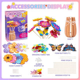 Poke Art Craft Kit – Magical Flower & Butterfly DIY Fabric Set