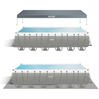 INTEX Ultra XTR Pool 24ft | Rectangular Pool with Sand Filter