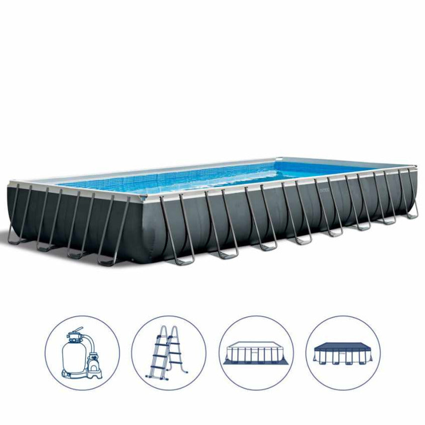 INTEX Ultra XTR Pool 32ft | Extra Large Rectangular Pool