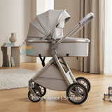 Kidilo Luxury 3-in-1 Baby Stroller, Car Seat & Mommy Bag Travel System