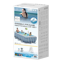 INTEX Rectangular Prism Frame Pool 13ft | Family Pool