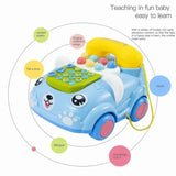 2-in-1 Musical Phone & Car Toy for Toddlers – Lights, Sounds & Learning Games