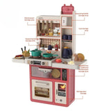 55-Piece Spray Kitchen Set with Sound &amp; Water Play