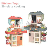 42-Piece Kitchen Set for Kids – Spray, Light &amp; Sound Playset