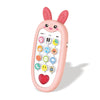 Bunny Themed Toy Phone with Music & Lights for Toddlers