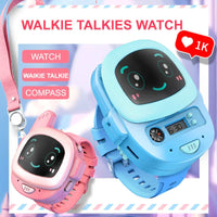 Children walkie talkie watch with flashlight compass and channel selector