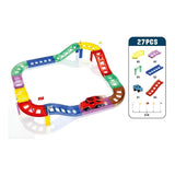 Magnet Tracks Car – 47 Pcs Magnetic Roller Coaster Set