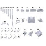 Alloy Building Block Set for Kids (239 Pcs)