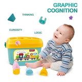Shape Sorting Bucket Toy for Kids – Toddler Learning Game