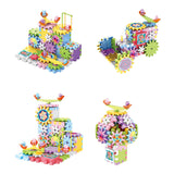 DIY Electric Building Block Set with Gears - 165 Pieces