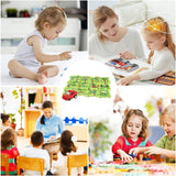 Rail Car Track Puzzle Set – 25 Pcs Build Your Own Railway