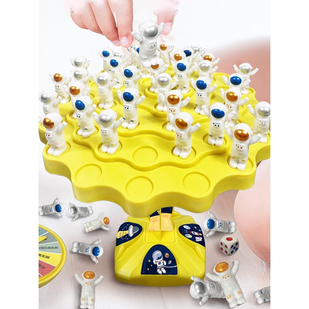 Balance Spaceman Puzzle Game – 120 Pcs Stacking Challenge for Kids