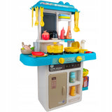 Realistic 53-Piece Spray Kitchen Play Set with Water & Sound