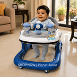 4-in-1 Foldable Baby Learning Walker with Activity Toy Tray