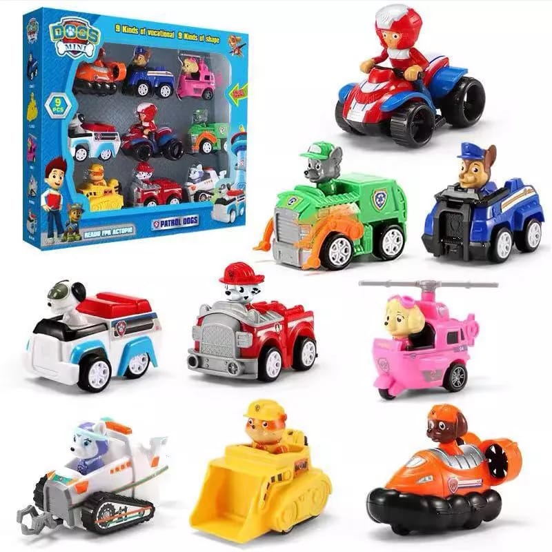 Paw Patrol Figures Detail – Rolling Wheel Cars | ToyVerse