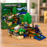 322-Piece Pixel Adventure Building Block Set for Kids