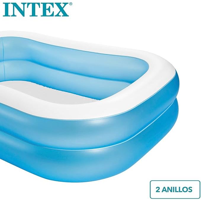 INTEX Rectangular Pool 6.6ft | Inflatable Family Pool