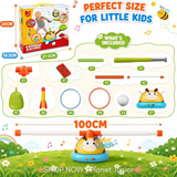 Bee 4-in-1 Rocket Launcher, Balance & Catching Activity Game for Kids