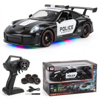Remote Control Drift Car 4WD Porsche Police Car