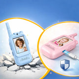 2pcs Kids Video Walkie Talkie with Screen | Rechargeable 2-in-1 Video Intercom Toy