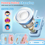 2pcs Kids Video Walkie Talkie with Screen | Rechargeable 2-in-1 Video Intercom Toy