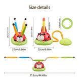 3-in-1 Ladybug Multifunction Exercise Machine for Kids