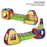 3-in-1 Pop-Up Tunnel & Tent Playset for Kids – Roleplay & Pretend Play Toy