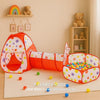 3-in-1 Pop-Up Tunnel Tent Set – Play Tent, Crawl Tunnel & Ball Pit for Kids