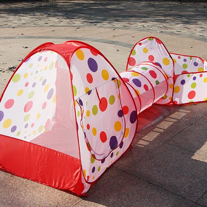 Toddler play tent with tunnel and ball pit – ToyVerse Pakistan