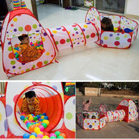 3-in-1 kids play tent and ball pit combo – pretend play toddler toy