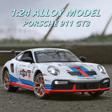 Porsche 911 GT3 RS 1:24 Diecast Model Car – Martini Livery