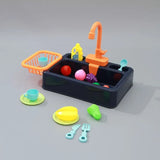 Kitchen Sink Toy Playset – Electric Dishwasher &amp; Water Basin