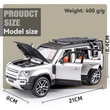 Land Rover Defender Diecast Model Car – 1:24 Scale Collectible