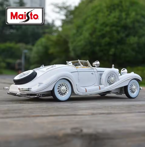 Maisto 1:18 Mercedes-Benz 500K Special Roadster – White