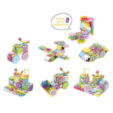 DIY Electric Building Block Set with Gears - 165 Pieces