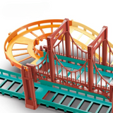 DIY Urban Rail Track Set with Toy Truck for Kids