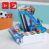 Super Mario Race Course DIY Set – 2-Player Obstacle Playset with Figurines