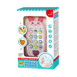 Bunny Themed Toy Phone with Music & Lights for Toddlers