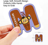 Animal Alphabet Fridge Magnets Set – A to Z Letters for Kids