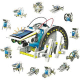 13-in-1 DIY Alloy Solar Robot Kit for Kids